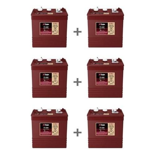 6X Trojan T105 Accu Deep Cycle, Computers en Software, Laptop-opladers, Verzenden