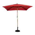 Bolero vierkante rode parasol 2,5 meter, Verzenden, Nieuw in verpakking