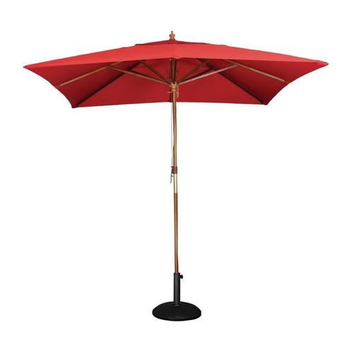 Bolero vierkante rode parasol 2,5 meter, Zakelijke goederen, Horeca | Meubilair en Inrichting, Verzenden