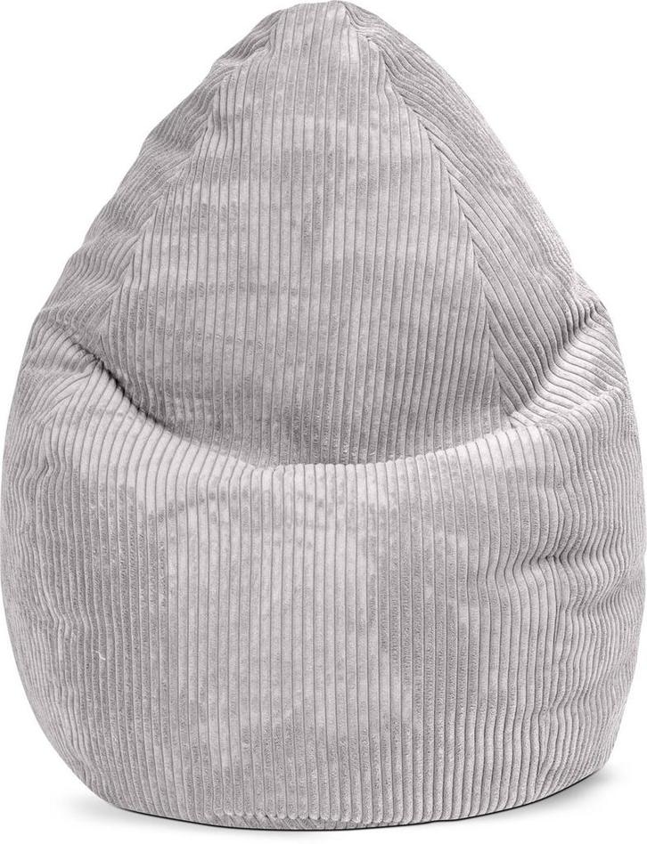 BeanBag Shara XL - Lichtgrijs, Huis en Inrichting, Zitzakken, Verzenden