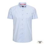 2dekans | Cappuccino Bronte shirt streepjes Lichtblauw -, Kleding | Heren, Overhemden, Ophalen of Verzenden, Zo goed als nieuw