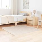 vidaXL Antislip Shaggy Tapijt Crème 120 x 120 cm PP, Huis en Inrichting, Verzenden, Nieuw, Crème