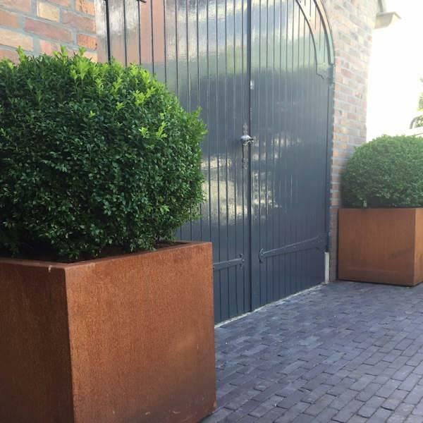 Cortenstaal plantenbak of bloembak, ook voor maatwerk, Tuin en Terras, Bloembakken en Plantenbakken, 30 tot 60 cm, 60 tot 100 cm