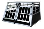 4animalz® alu autobench hond M - 2 deuren en tussenschot -, Dieren en Toebehoren, Verzenden, Nieuw