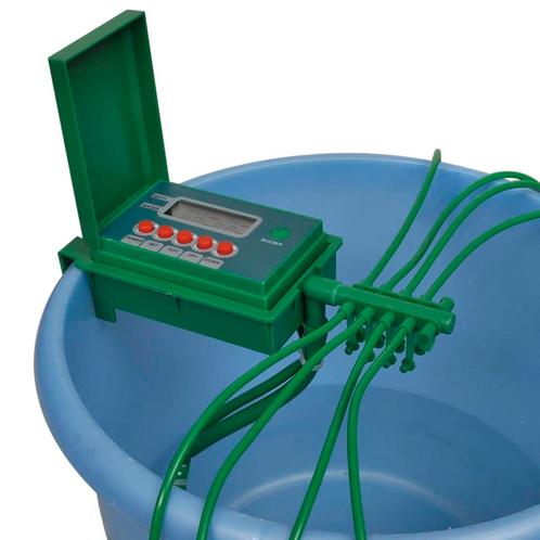 vidaXL Irrigatiesysteem automatisch met timer voor, Tuin en Terras, Tuinslangen, Nieuw, Verzenden