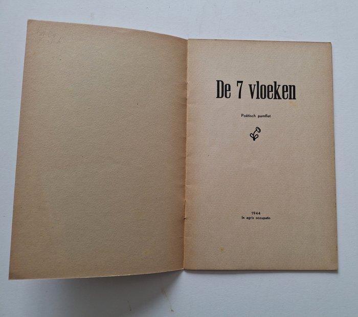 Hendrik Nicolaas Werkman, Koos Schuur - De Zeven Vloeken., Antiek en Kunst, Antiek | Boeken en Bijbels