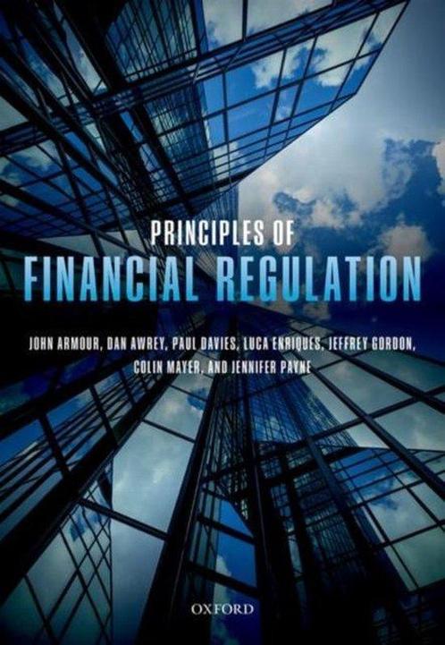 Principles of Financial Regulation, 9780198786481, Boeken, Studieboeken en Cursussen, Zo goed als nieuw, Verzenden