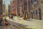 Giulio Salti (1899-1984) - Chioggia, Strada Nova