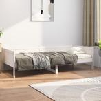 vidaXL Slaapbank massief grenenhout wit 90x190 cm, Huis en Inrichting, Slaapkamer | Bedden, 90 cm, Eenpersoons, Verzenden, Wit