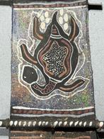 Set van drie authentieke Aboriginal schilderijen - Bathurst, Antiek en Kunst, Kunst | Niet-Westerse kunst