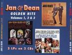 cd - Jan &amp; Dean - Golden Hits Vol. 1, 2 &amp; 3, Verzenden, Zo goed als nieuw