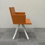 Design L.A.F. Oblique Chair van Jesse Visser, Oranje - wit, Gebruikt, Stof, Ophalen of Verzenden