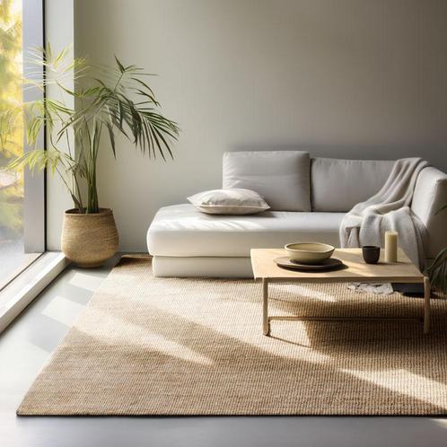 Hanse Home Handgeweven Jute Vloerkleed - Naturel 80 x 200 cm, Huis en Inrichting, Stoffering | Tapijten en Kleden, Nieuw, Verzenden