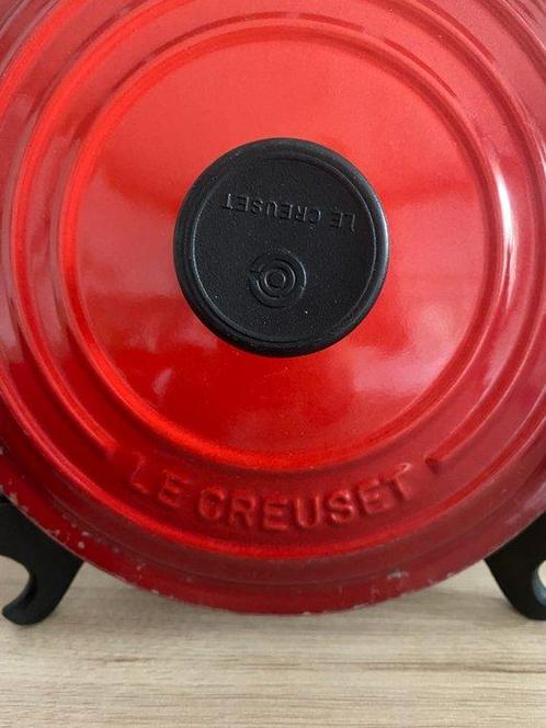 Le Creuset - Steelpan - Lettertype - cocotte Le Creuset, Antiek en Kunst, Antiek | Keukenbenodigdheden