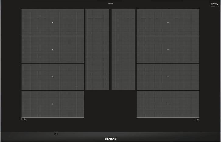 €879 Siemens EX875LYC1E kookplaat Zwart Ingebouwd Inductie, Witgoed en Apparatuur, Kookplaten, Ophalen of Verzenden