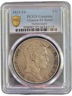 Koning Willem I - 3 Gulden 1831/24 overslag Utrecht PCGS, Postzegels en Munten, Munten | Nederland, Verzenden, Koning Willem I