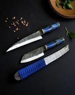 Set of THREE, Hand-Forged with Old and TWISTED Steel,, Antiek en Kunst