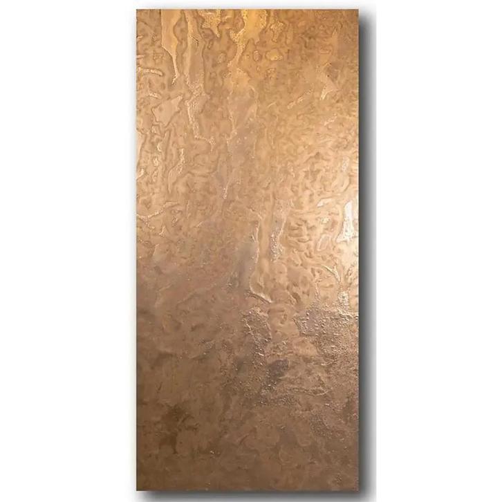 Metal Stuc Wandpaneel Golden 260x122cm, Huis en Inrichting, Woonaccessoires | Wanddecoraties, Nieuw, Ophalen of Verzenden