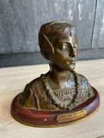 Buste, Grande Dame Patricienne - 20 cm - Brons