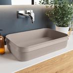 MONDIAZ ARVO Waskom solid surface 55cm kleur Smoke / Smoke, Ophalen of Verzenden, Nieuw, Overige typen