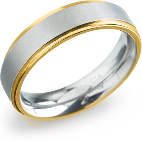 Boccia Titanium Ring bicolor - Maat 18.00, Sieraden, Tassen en Uiterlijk, Ringen, Verzenden