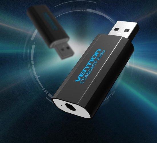 3D USB externe geluidskaart naar 3.5mm audio microfoon AUX a, Audio, Tv en Foto, Audiokabels en Televisiekabels, Nieuw, Verzenden