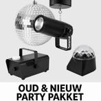 Oud en nieuw Party Pakket–Discobal, Rookmachine  Discolamp, Hobby en Vrije tijd, Ophalen of Verzenden, Nieuw, Verjaardag