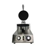 HCB Wafelijzer - ronde wafels - timer - 230V - RVS, Verzenden, Nieuw in verpakking, Fornuis, Frituur en Grillen