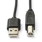 USB A naar USB B kabel | 3 meter | USB 2.0 (100% koper), Computers en Software, Pc- en Netwerkkabels, Nieuw, Verzenden