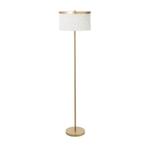 Vloerlamp Jess - goud - boho - lampenkap met witte draden -, Huis en Inrichting, Lampen | Vloerlampen, Nieuw, Verzenden