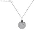 Zilveren collier sterrenbeeld tweelingen, Verzenden, Nieuw, Zilver