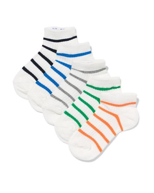 HEMA Kinder enkelsokken strepen - 5 paar multicolor, Kinderen en Baby's, Kinderkleding | Overige, Nieuw, Verzenden