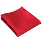 Fako Fashion® - Pochette - Pochet - Satijn - 22x22cm - Rood, Verzenden, Nieuw