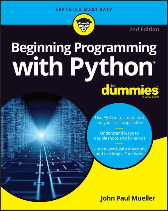 Beginning Programming with Python For Dummies 9781119457893, Boeken, Wetenschap, Zo goed als nieuw, Verzenden