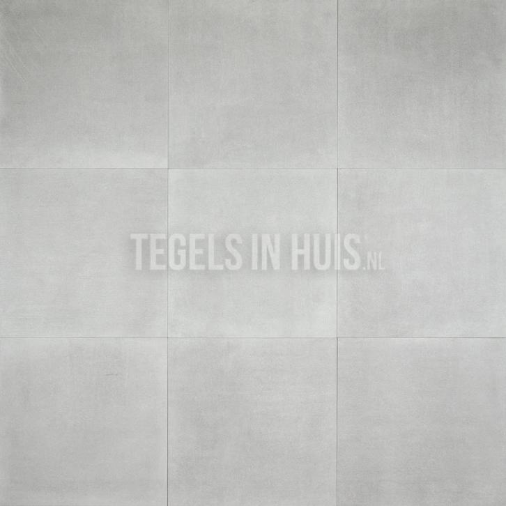 Vloertegel / wandtegel rebel wit grijs 80x80 79,8x79,8, Doe-het-zelf en Verbouw, Tegels, Vloertegels, Nieuw, 10 m² of meer, Keramiek