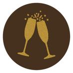 Callebaut Chocoladedecoratie Champagne Cheers 280st, Verzenden, Nieuw