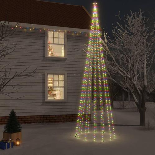 vidaXL Kerstboom met grondpin 1134 LEDs meerkleurig 800 cm, Diversen, Kerst, Nieuw, Verzenden