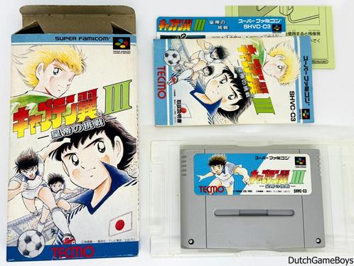 Super Famicom - Captain Tsubasa III, Spelcomputers en Games, Games | Nintendo Super NES, Gebruikt, Verzenden