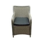 Showroommodel Bilbao dining tuinstoel grijs ( set van 4), Ophalen of Verzenden, Nieuw