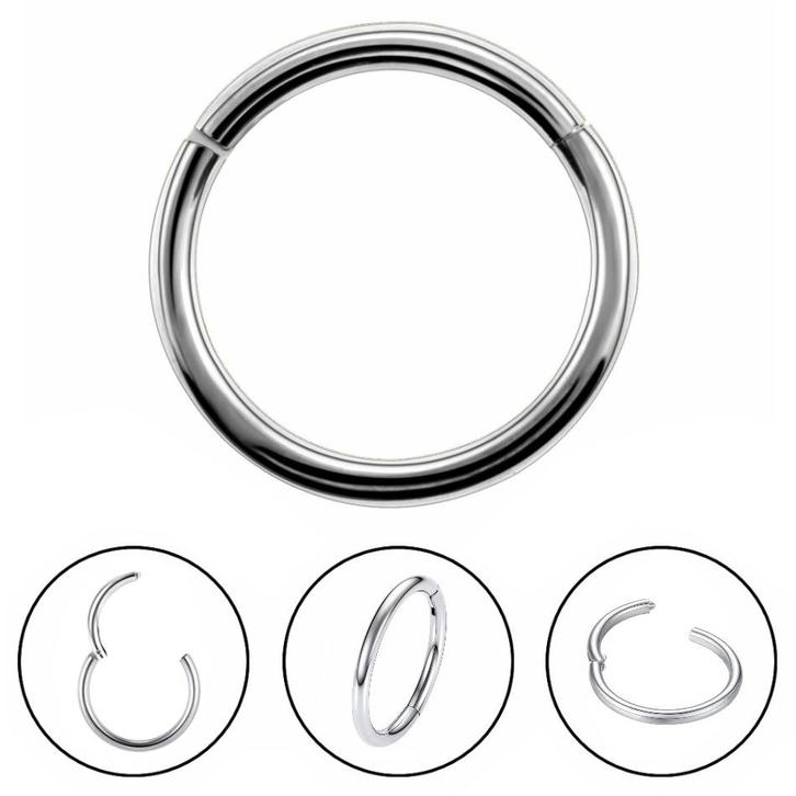 Fako Bijoux - Chirurgisch Stalen Ring Piercing - Diameter, Sieraden, Tassen en Uiterlijk, Piercings, Verzenden