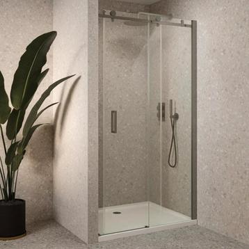 Saniclear Supreme douchedeur 100-110cm verouderd ijzer - gun beschikbaar voor biedingen