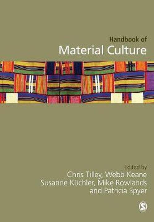 9781446270561 Handbook of Material Culture, Boeken, Informatica en Computer, Nieuw, Verzenden
