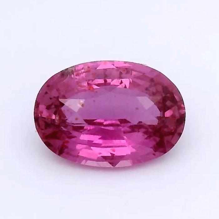 1 pcs Roze Saffier - 2.04 ct - Gemological Institute of, Sieraden, Tassen en Uiterlijk, Edelstenen