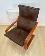 IKEA - Noboru Nakamura - Sofa - POÄNG fauteuil - Hout, Leder