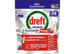 59 Dreft Platinum Plus vaatwastabletten - Lemon, Huis en Inrichting, Schoonmaakartikelen, Verzenden