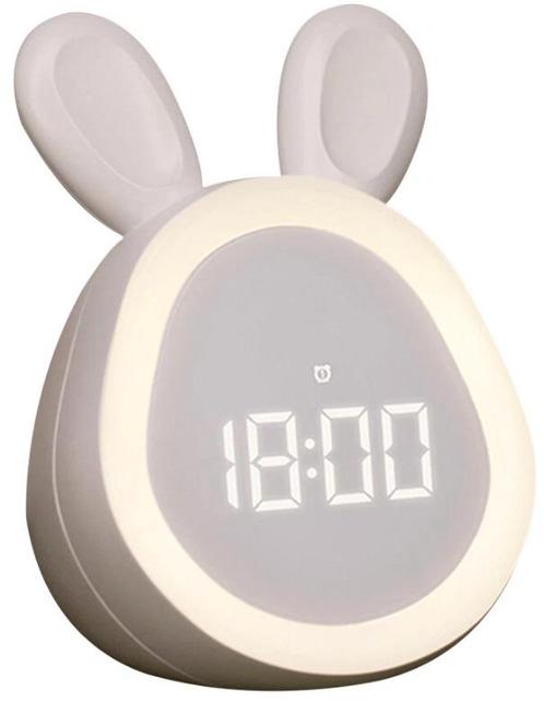 Eco Toys Wit Konijn Kinderwekker HC731818, Kinderen en Baby's, Kinderkamer | Inrichting en Decoratie, Nieuw, Verzenden