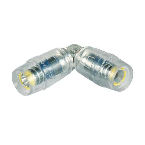 MultiTubo Pushfitting metaal vertinding knie 90° 16 mm, Doe-het-zelf en Verbouw, Buizen en Afvoer, Ophalen of Verzenden