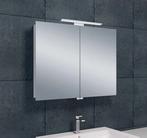 Xellanz Bright spiegelkast met LED 80 x 60 x 14cm, Huis en Inrichting, Badkamer | Badkamermeubels, Nieuw, Spiegelkast, Verzenden