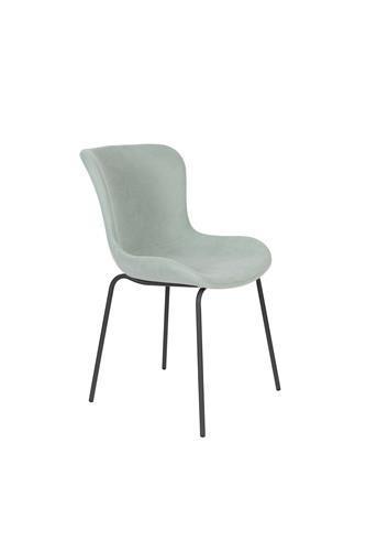 Eetkamerstoel - Adele - Groen - Rib - House of Rebels, Huis en Inrichting, Stoelen, Nieuw, Verzenden