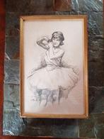 Eugène Alluaud (1866-1947) - La danseuse, Antiek en Kunst, Kunst | Schilderijen | Klassiek